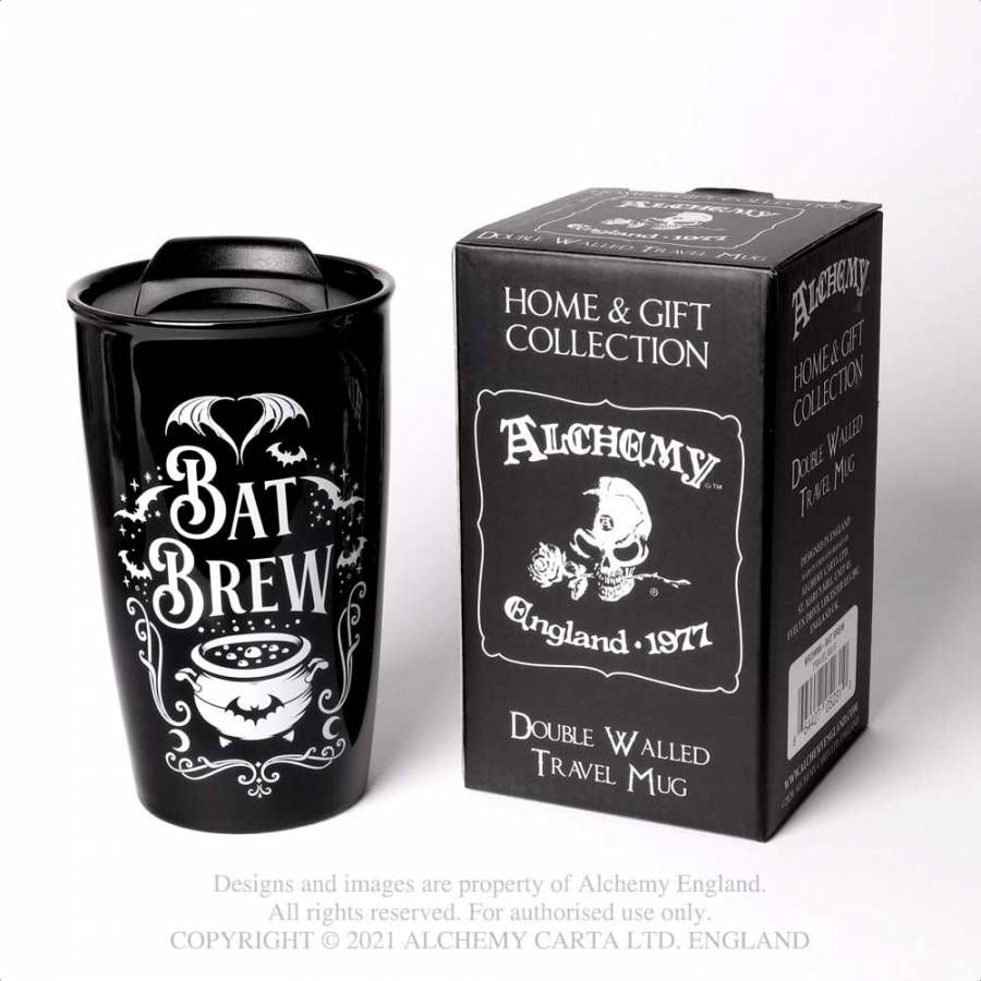 Alchemy - Bat Brew Tasse de voyage - Noir